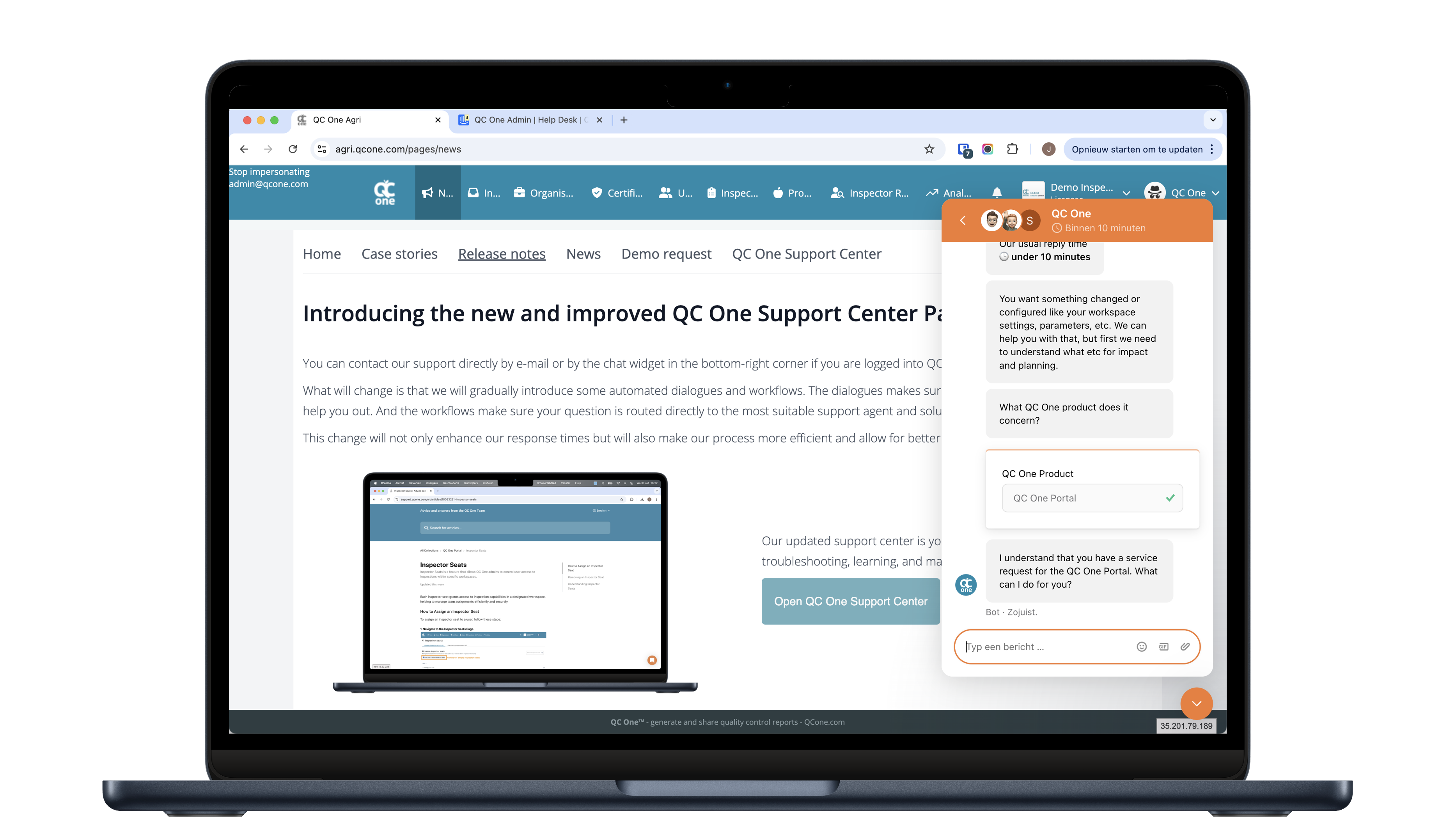 Introducing the new and improved QC One Support Center Part Two: workflows.